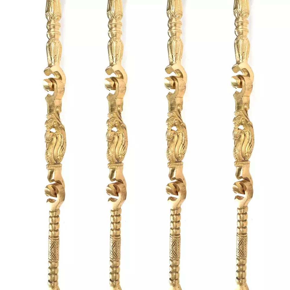 Brass Handicraft Swing Chain (Set Of 4 Piece)