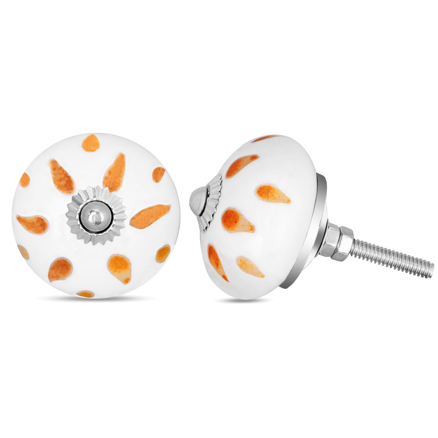 Handcrafted Camel Dot Ceramic Drawer Knob | The Indian Aura