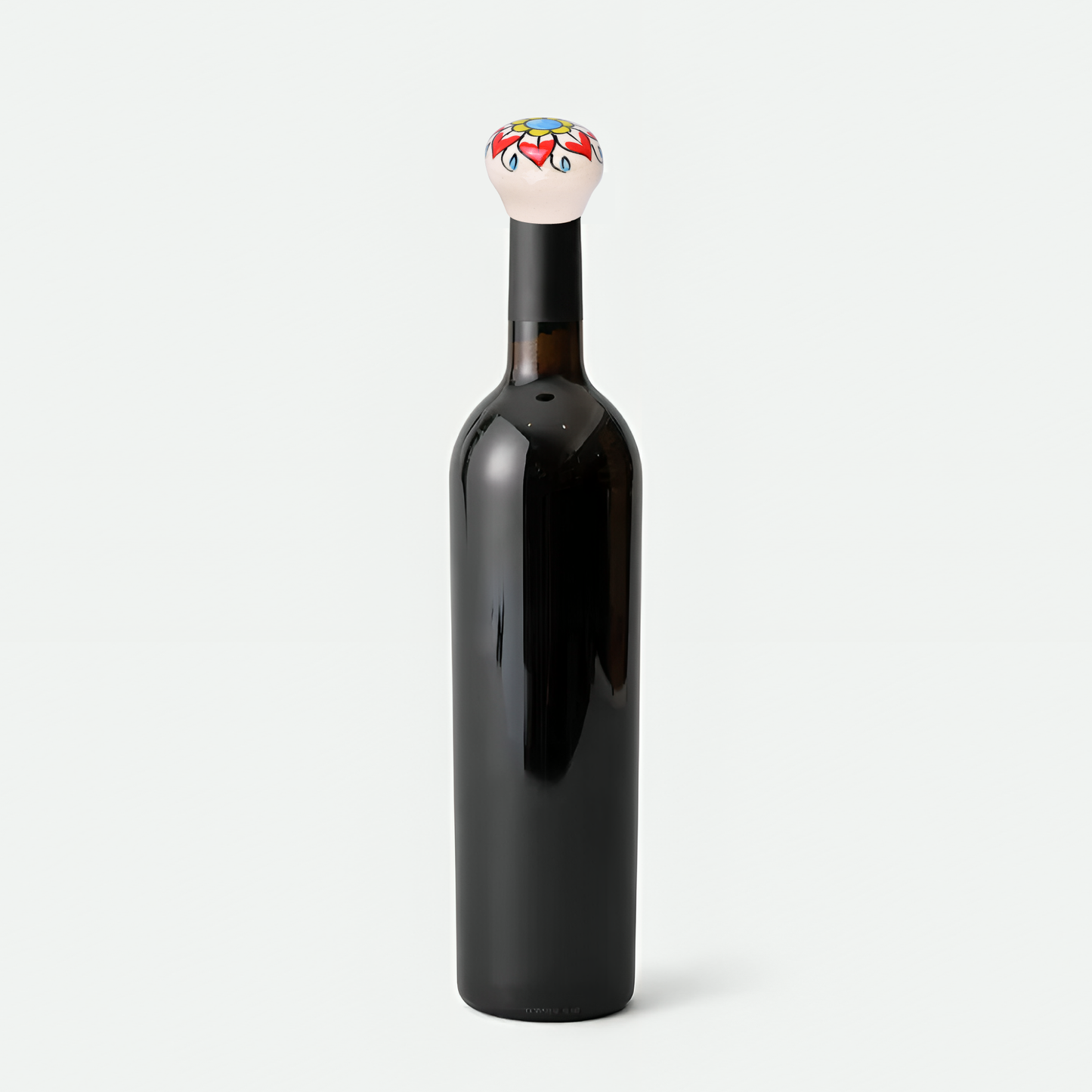 Handmade Artisanal Floral Design Wine Bottle Stopper | The Indian Aura