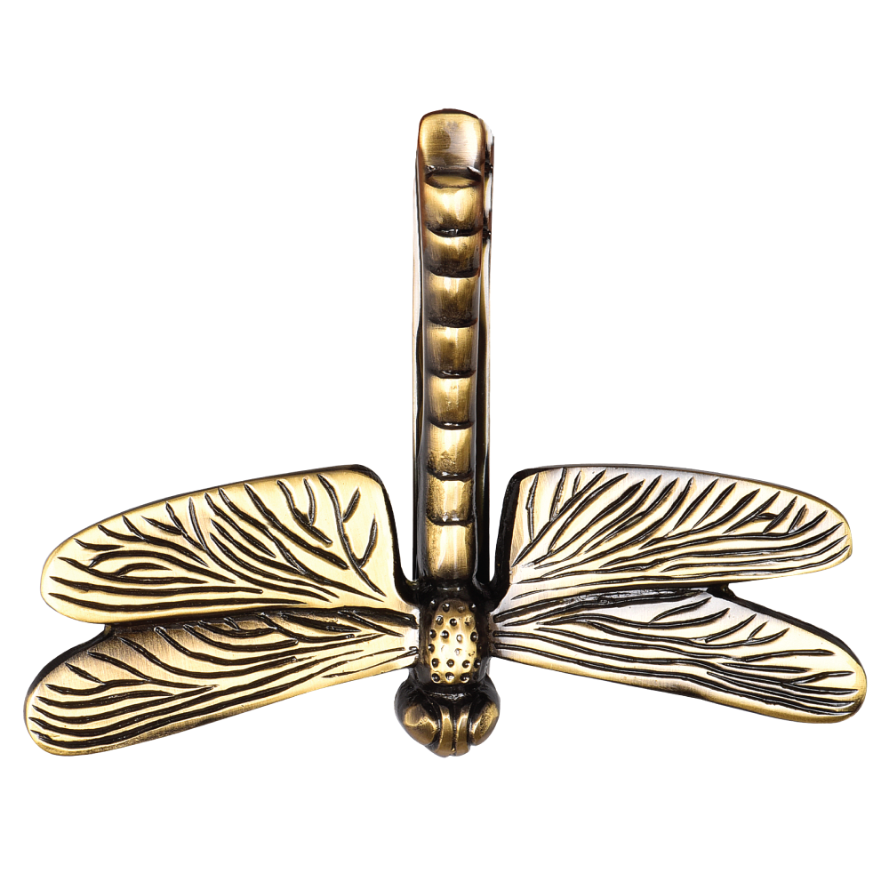 dragonfly brass door knocker