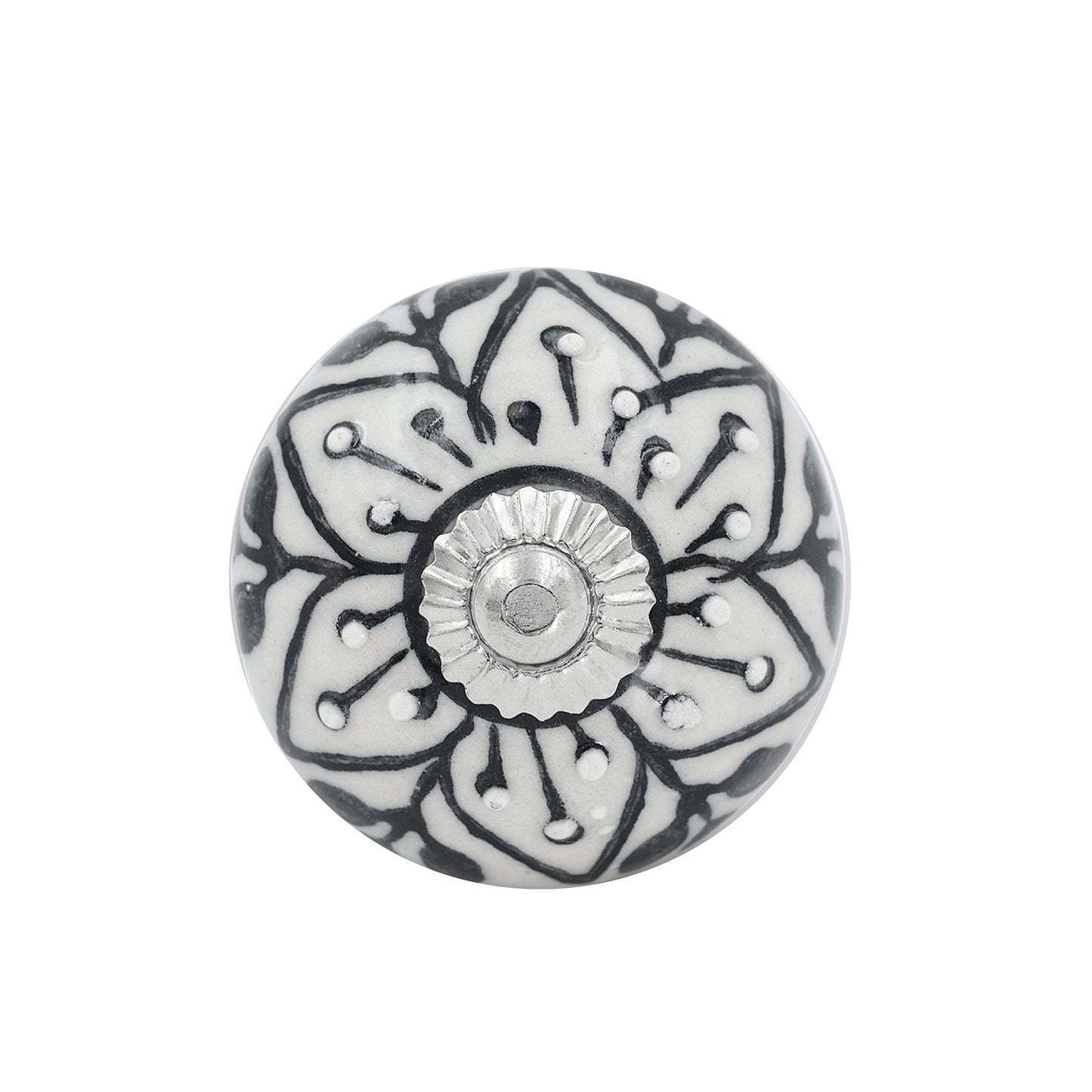 Luxurious Blossoming Elegance Crystal Flower Drawer Knob | The Indian Aura