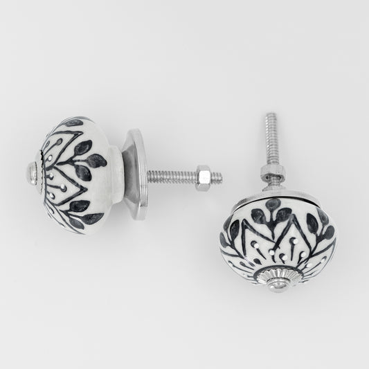 Luxurious Blossoming Elegance Crystal Flower Drawer Knob | The Indian Aura