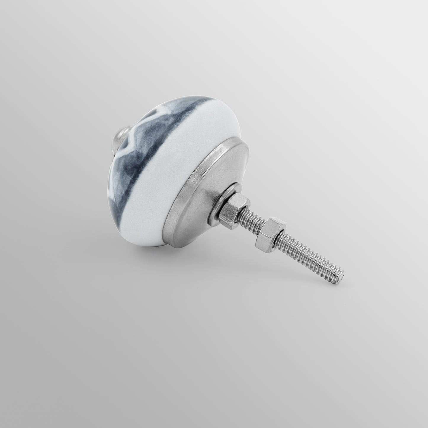 Hand-Painted Floral Elegance Crystal Drawer Knob | The Indian Aura