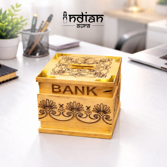 Wooden Piggy Bank