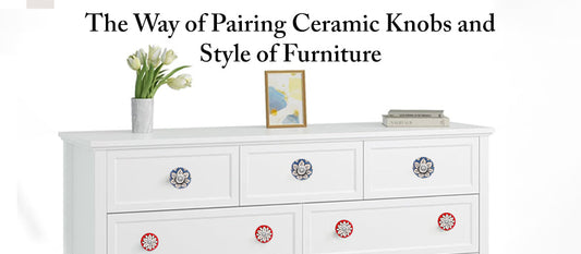 ceramic knob for the furniture