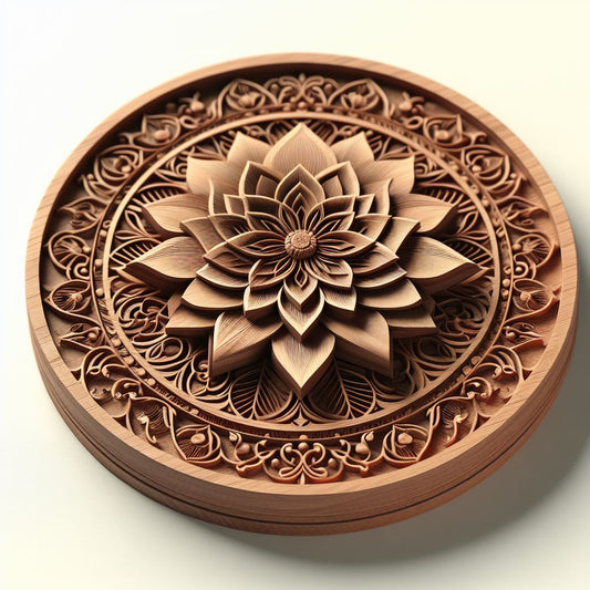 Crafting Marvels: DIY Wooden Coaster Creations by The Indian Aura