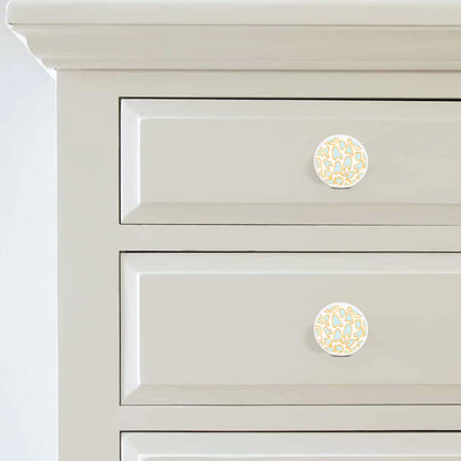 Sage Green and Golden Luxurious Knobs