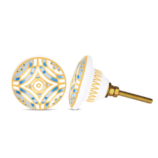 Blue and Golden Luxurious Knobs