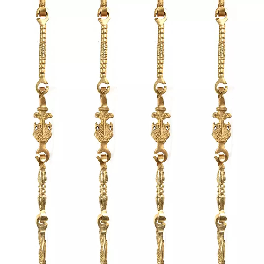 Brass Handicraft Swing Chain (Set Of 4 Piece)