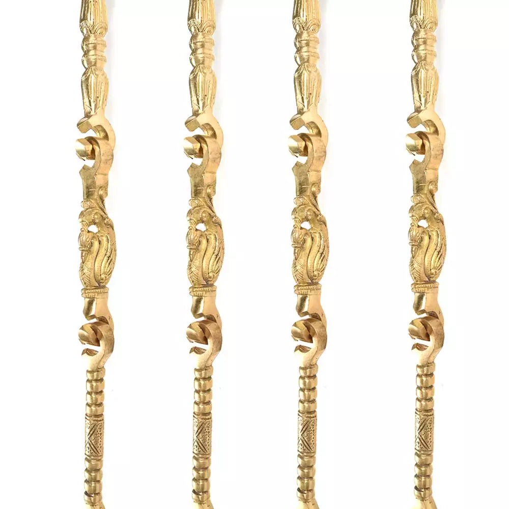 Brass Handicraft Swing Chain (Set Of 4 Piece)