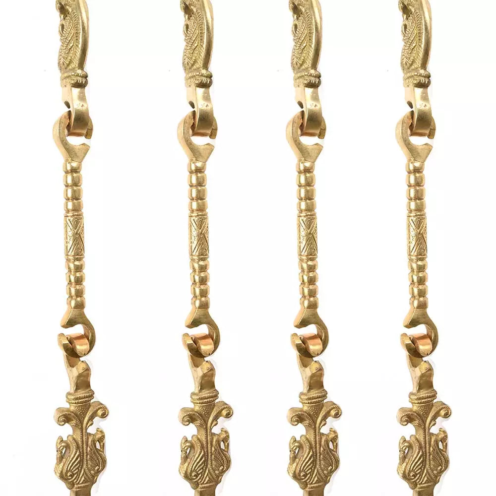 Brass Handicraft Swing Chain (Set Of 4 Piece)