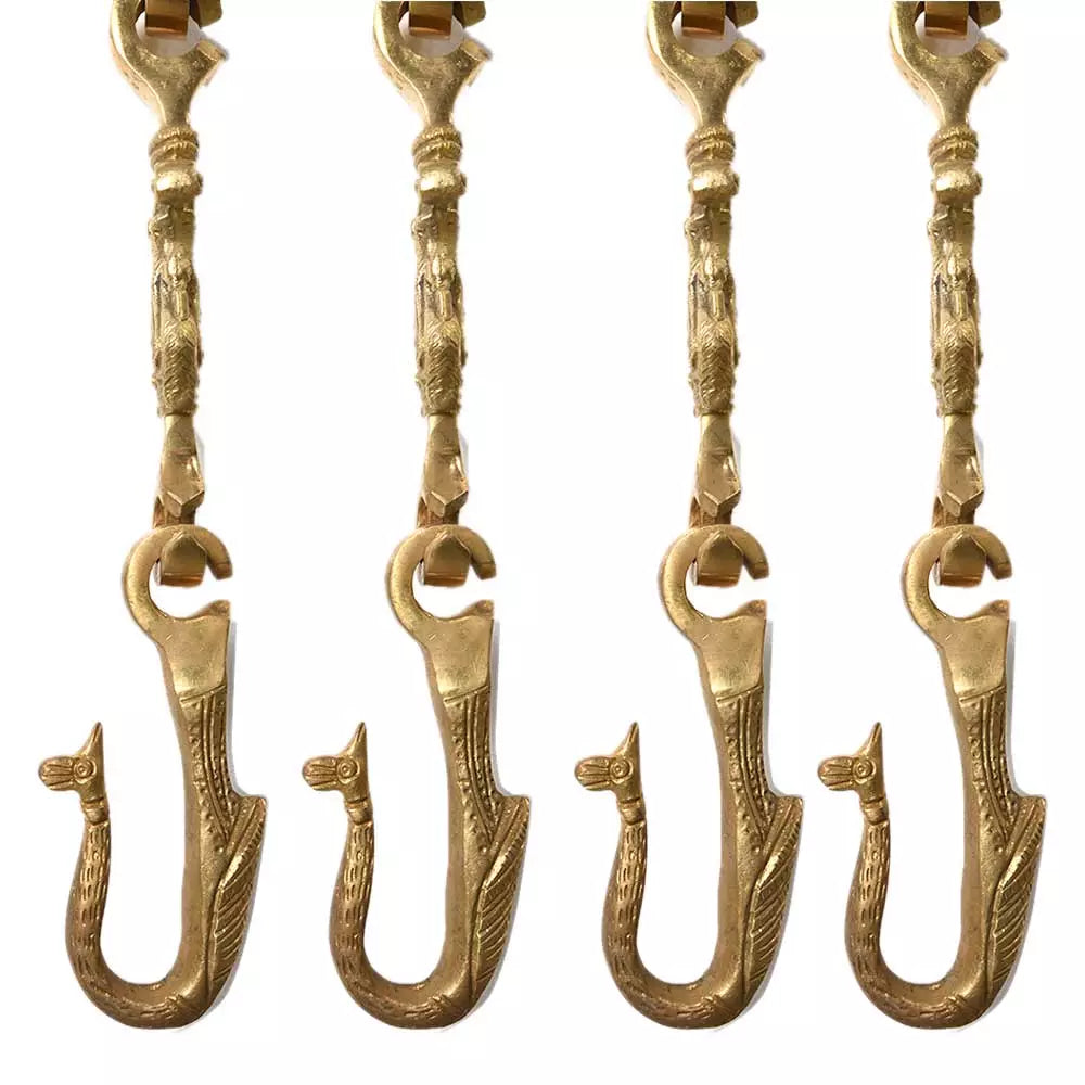 Brass Handicraft Swing Chain (Set Of 4 Piece)