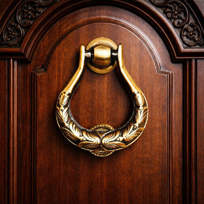 Classic Handcrafted Timeless Elegance Brass Door Knocker | The Indian Aura