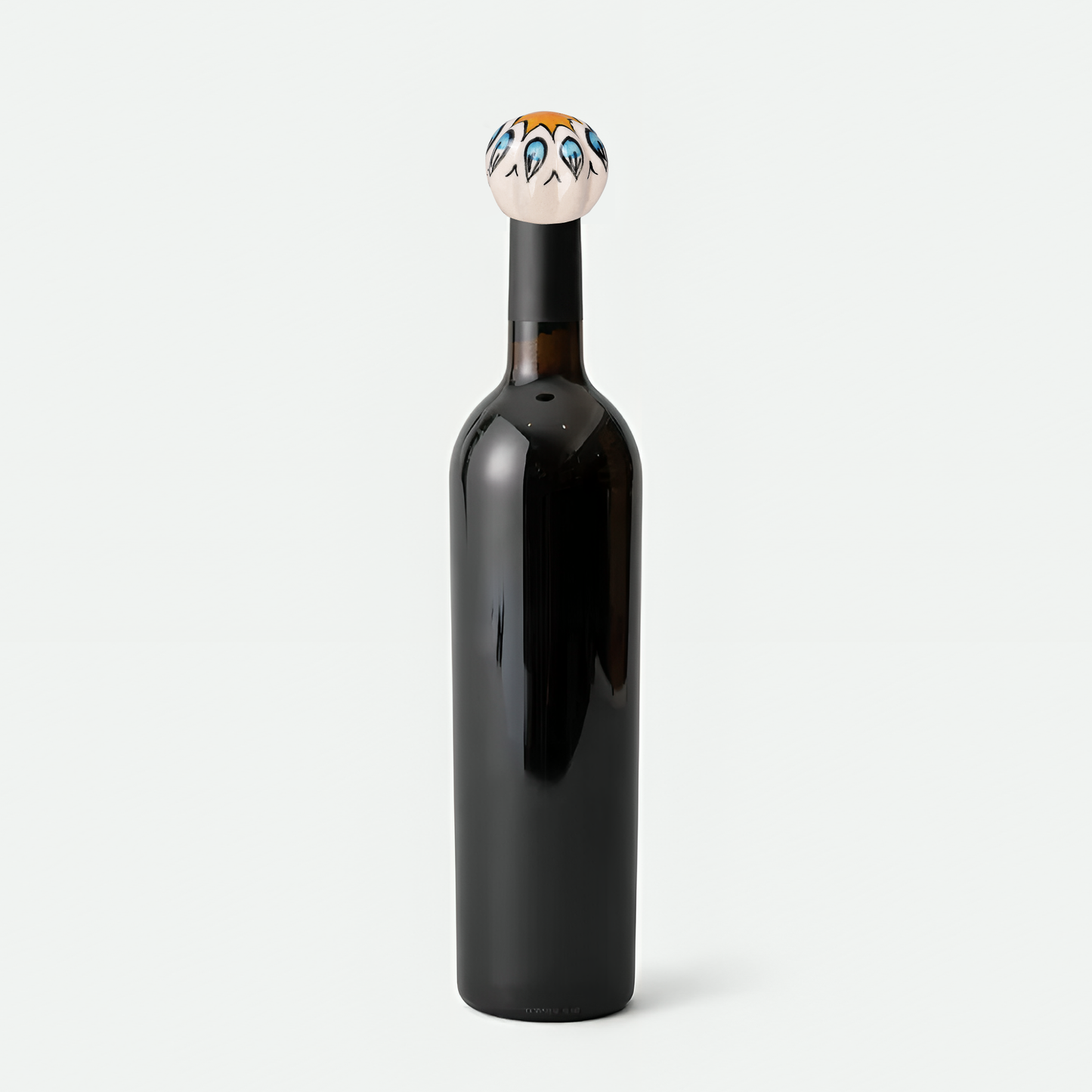 Ceramic Sun Design Wine Bottle Stopper