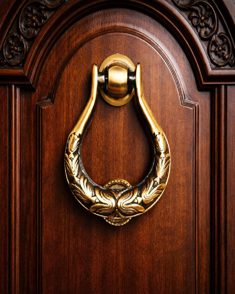 Classic Handcrafted Timeless Elegance Brass Door Knocker | The Indian Aura