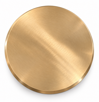 Pure Kansa Thali Matte Finish | Traditional Indian Dinner Plate | 12 Inch | Single & Pair