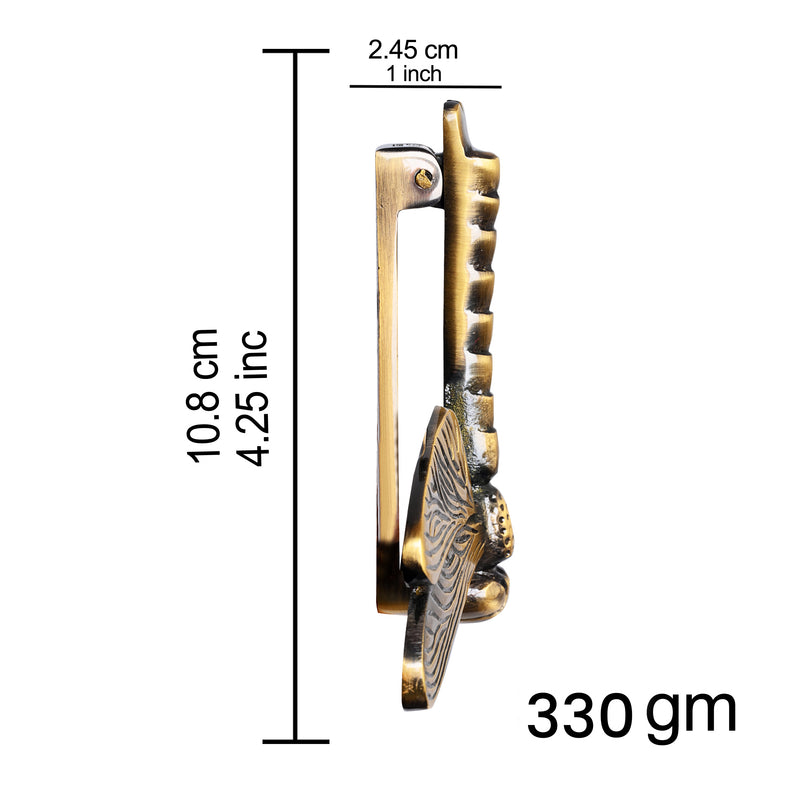 Vintage Dragonfly Brass Door Knocker for Main Door | The Indian Aura